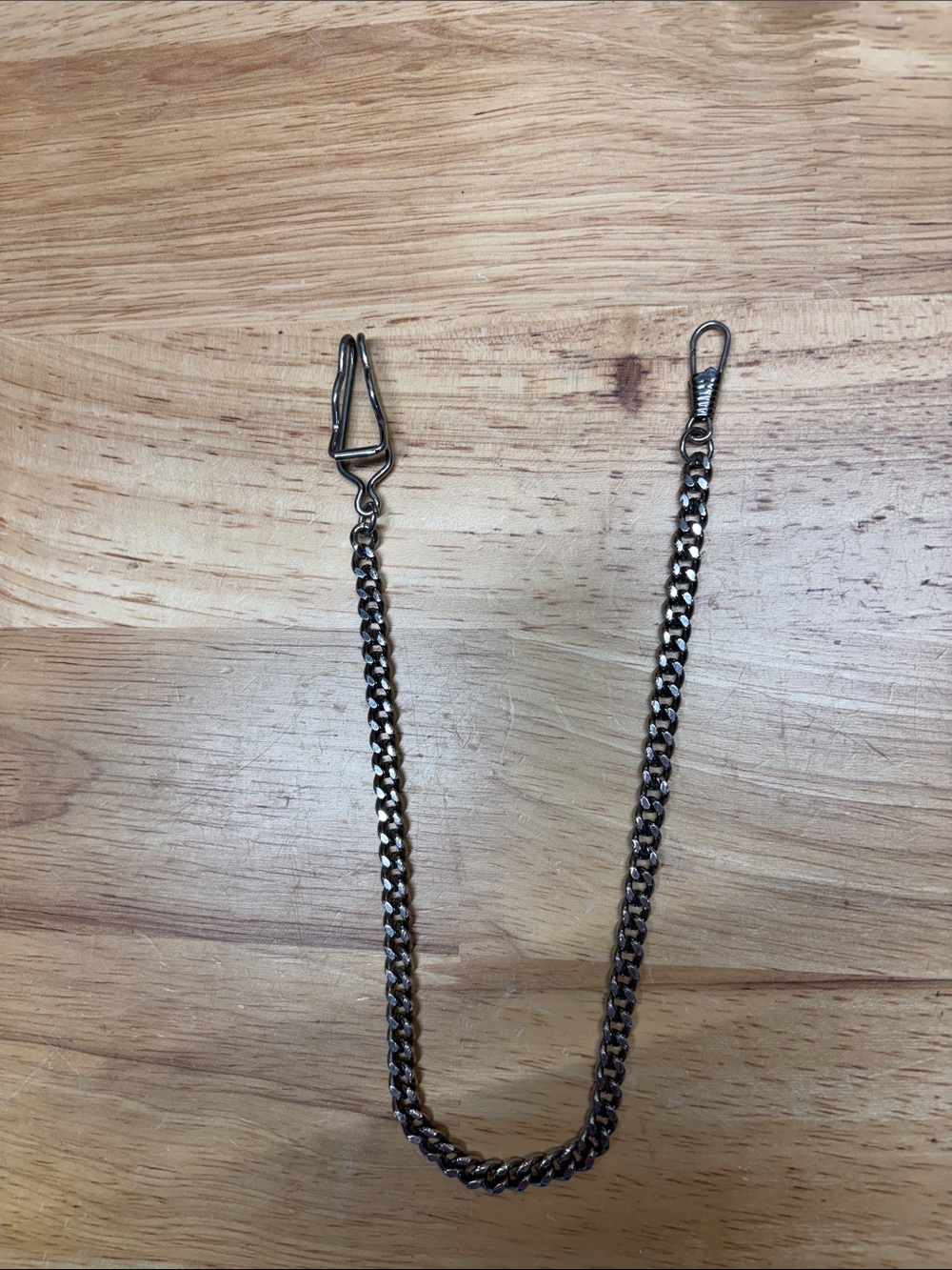 Men's Black Chain Wallet Clip - Stylish Pocket Accessory
